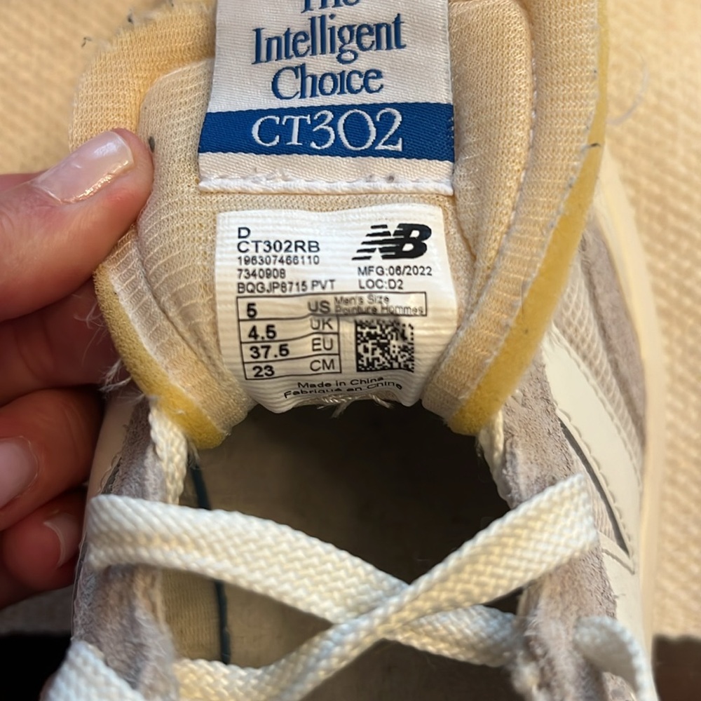 New Balance CT 302 White/cream-5 - Picture 4 of 10